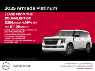 Get the 2025 Nissan Armada Today!