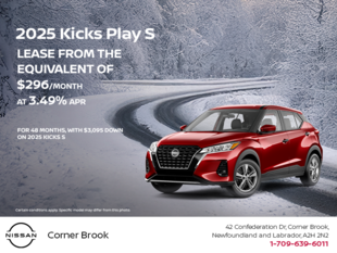 Get the 2025 Nissan Kicks Play S today!