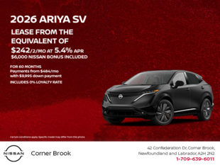 Get the 2026 Ariya Today!