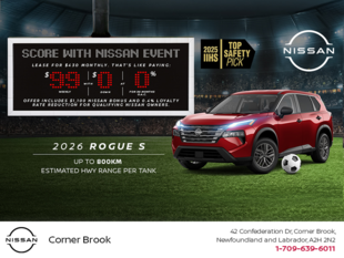 Get the 2026 Nissan Rogue S Today!
