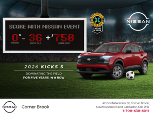 Get the 2026 Nissan Kicks S Today!