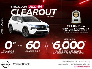 Get the 2026 Nissan Rogue S Today!