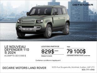 Le Land Rover Defender S 2024
