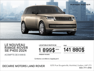 Le Range Rover 2024