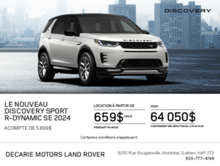 Le Land Rover Discovery Sport 2024