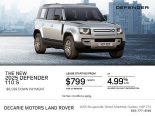 The 2025 Land Rover Defender S