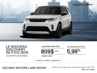 Le Land Rover Discovery 2025