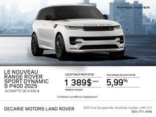 Le Range Rover Sport 2025