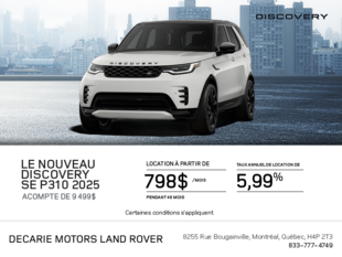 Le Land Rover Discovery 2025