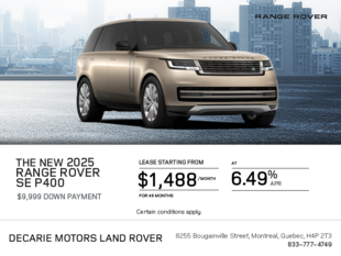 The 2025 Range Rover