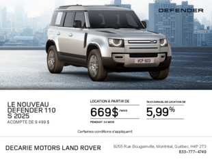 Le Land Rover Defender S 2025