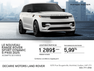 Le Range Rover Sport 2025
