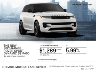 The 2025 Range Rover Sport