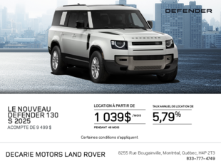 Le Land Rover Defender 130 S 2025