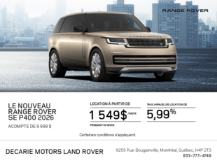 Le Range Rover 2026