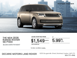 The 2026 Range Rover