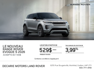 Le Range Rover Evoque 2026