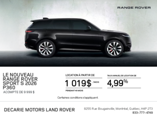 Le Range Rover Sport 2026