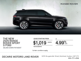The 2026 Range Rover Sport