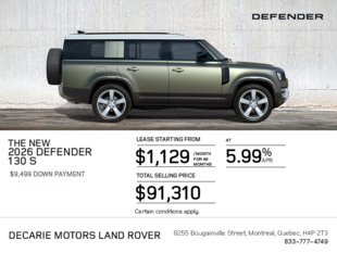 The 2026 Land Rover Defender 130 S