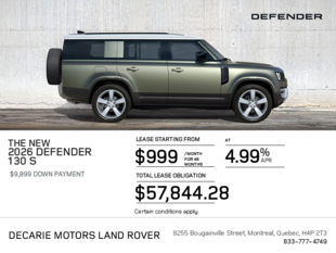 2026 Land Rover Defender 130