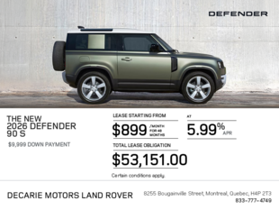 2026 Land Rover Defender 90