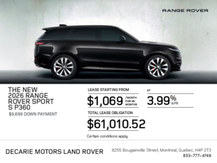 2026 Land Rover Range Rover Sport Mild Hybrid