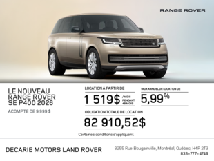 Land Rover Range Rover Mild Hybrid 2026