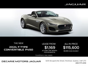 The 2024 Jaguar F-TYPE Convertible