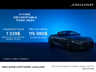 Le Jaguar F-TYPE Décapotable 2024