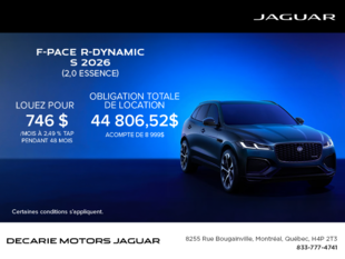 Le Jaguar F-PACE 2026