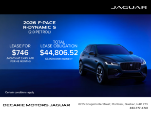The 2026 Jaguar F-PACE