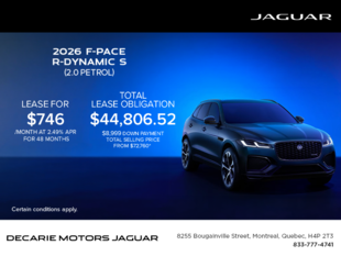 2026 Jaguar F-PACE