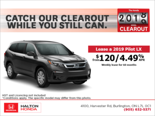 honda lease pilot halton offers sales offer