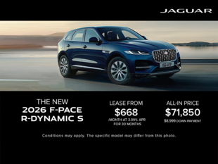 The 2026 Jaguar F-PACE