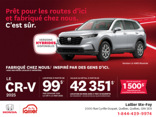 Obtenez le Honda CR-V 2025!