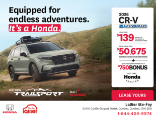 Get the 2026 Honda CR-V Hybrid!