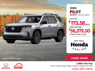 Get the 2025 Honda Pilot!