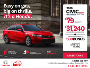 Get the 2026 Honda Civic Sedan!