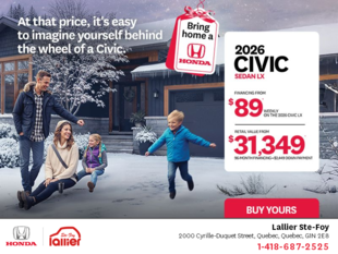 Get the 2026 Honda Civic Sedan!