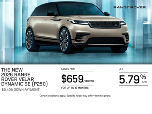 The 2026 Range Rover Velar