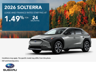 Get the 2026 Subaru Solterra Today!