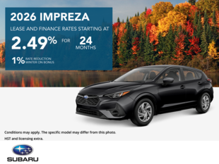 Get the 2026 Subaru Impreza Today!