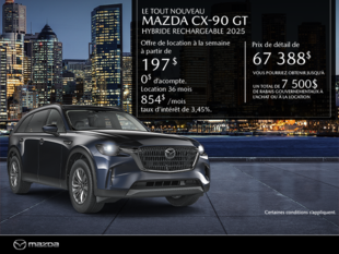 Procurez-vous le Mazda Cx-90 Phev 2025