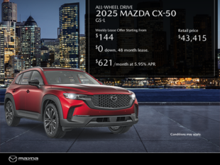 Get the 2025 Mazda CX-50