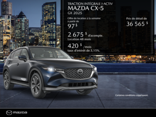 Procurez-vous le Mazda Cx-5 2025