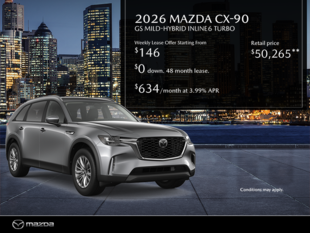 Get the 2026 Mazda CX-90 Mild Hybrid