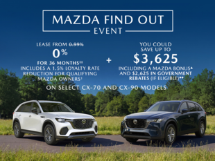 Mazda Find Out Event