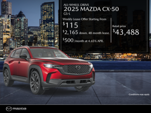 Get the 2025 Mazda CX-50