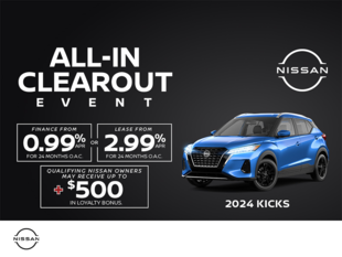 Get the 2024 Nissan Kicks Today!